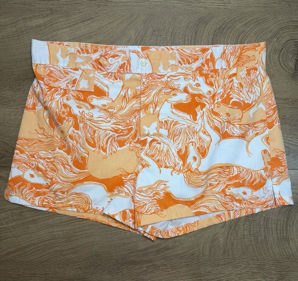 Lilly Pulitzer Mens Stuff 60’s - 70’s Rare Equestrian Vintage Lounge Swim Shorts